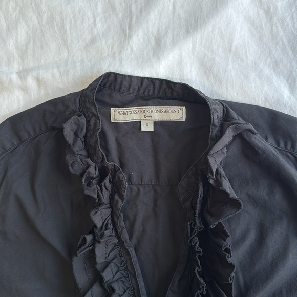 What Goes Around Comes Around Button Front Shirt Dress - Picture 6 of 11